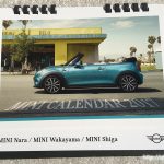BMWミニ2017卓上カレンダー