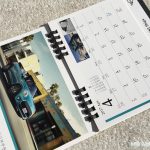 BMWミニ2017卓上カレンダー4月
