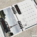 BMWミニ2017卓上カレンダー6月