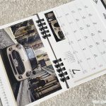 BMWミニ2017卓上カレンダー7月