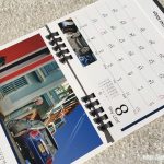 BMWミニ2017卓上カレンダー8月