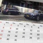 BMWミニ2017カレンダー1月