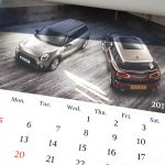 BMWミニ2017カレンダー3月
