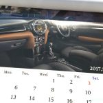 BMWミニ2017カレンダー11月