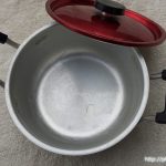 レトロなアルミ製両手鍋2